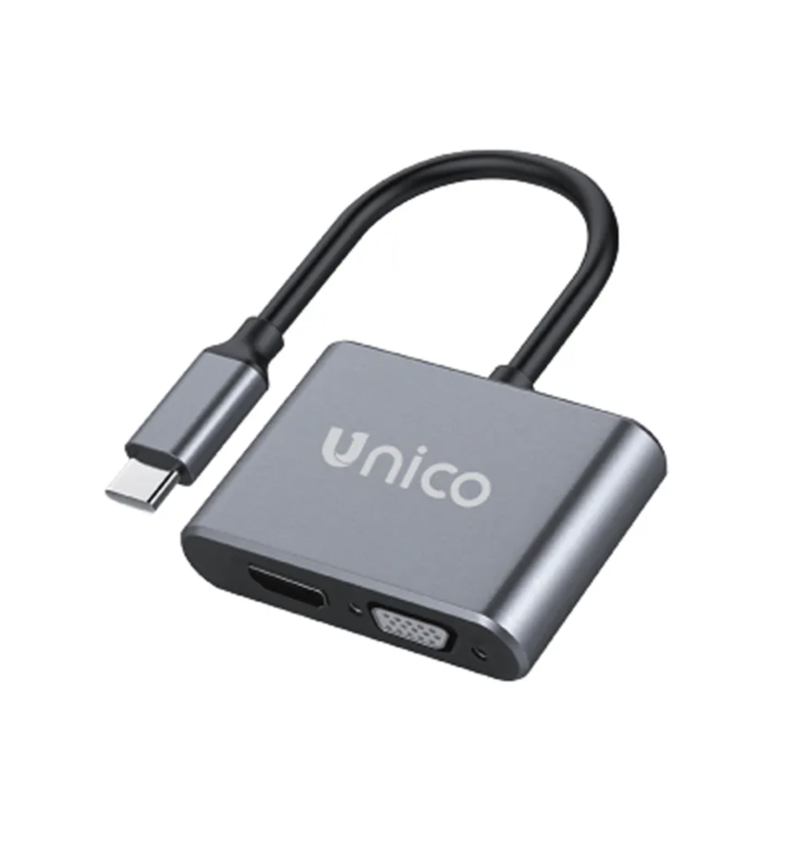 Adattatore da USB-C a HDMI e VGA - Unico AD 0245