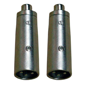 Coppia adattatori audio XLR m/RCA f - Karma CA 8234