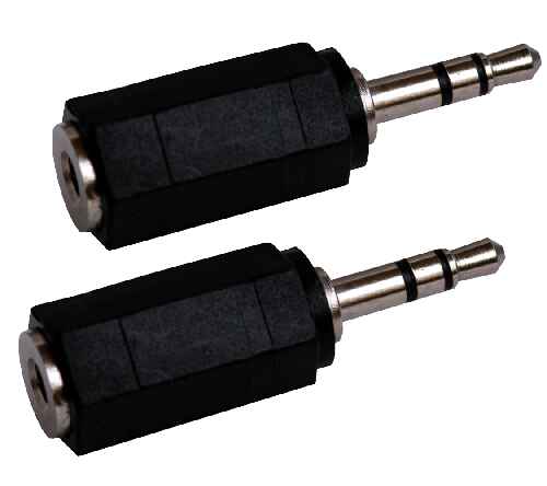 Coppia Spina Jack 3,5mm st/presa 2,8mm stereo - Karma CA 8246