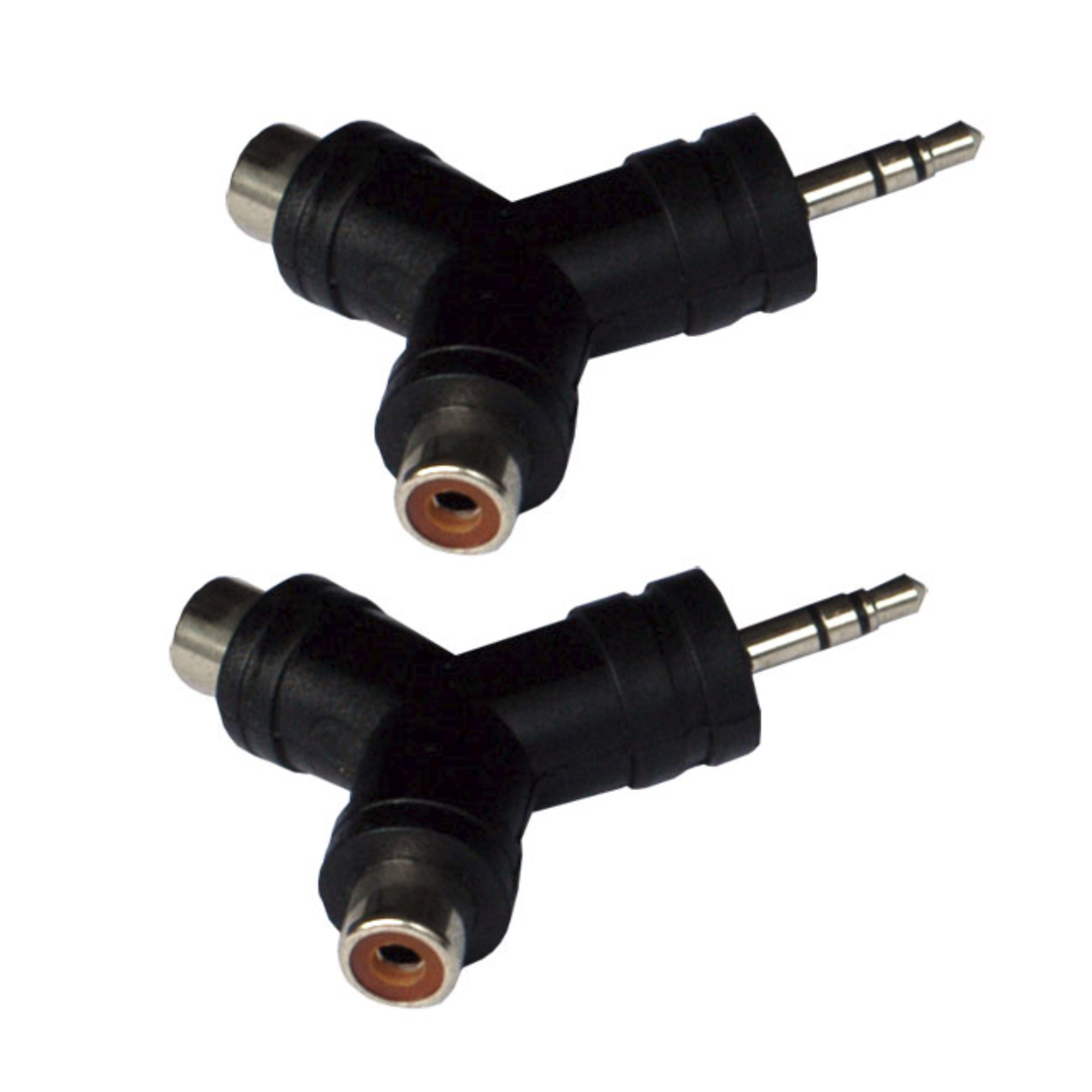 Coppia adatt audio da 2 prese RCA F e 1 spina 3,5mm stereo - Karma CA 8259