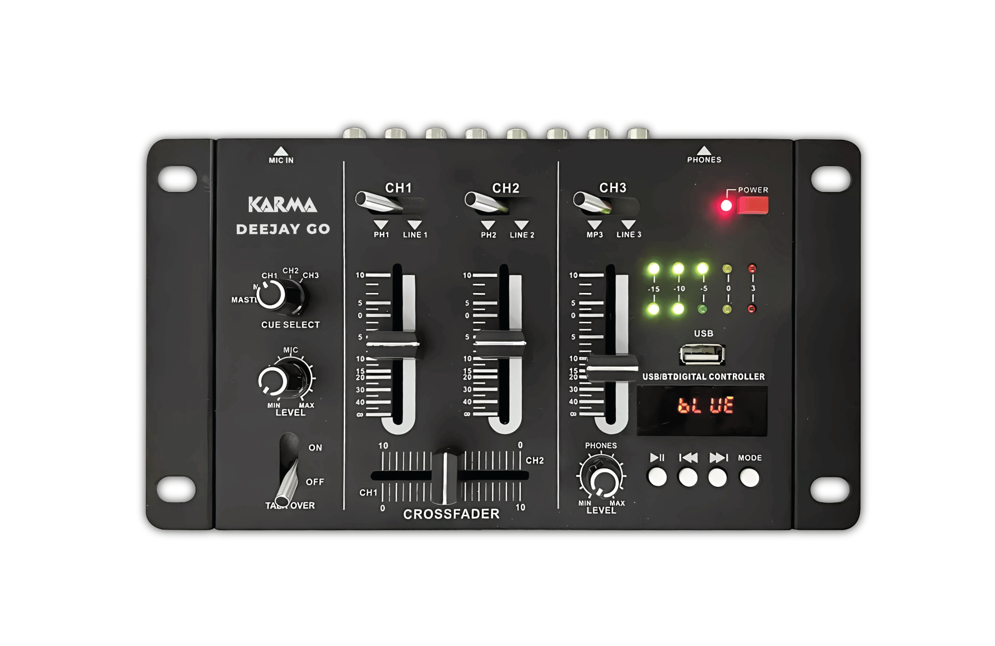 Mixer DJ a 3 canali - Karma DEEJAY GO