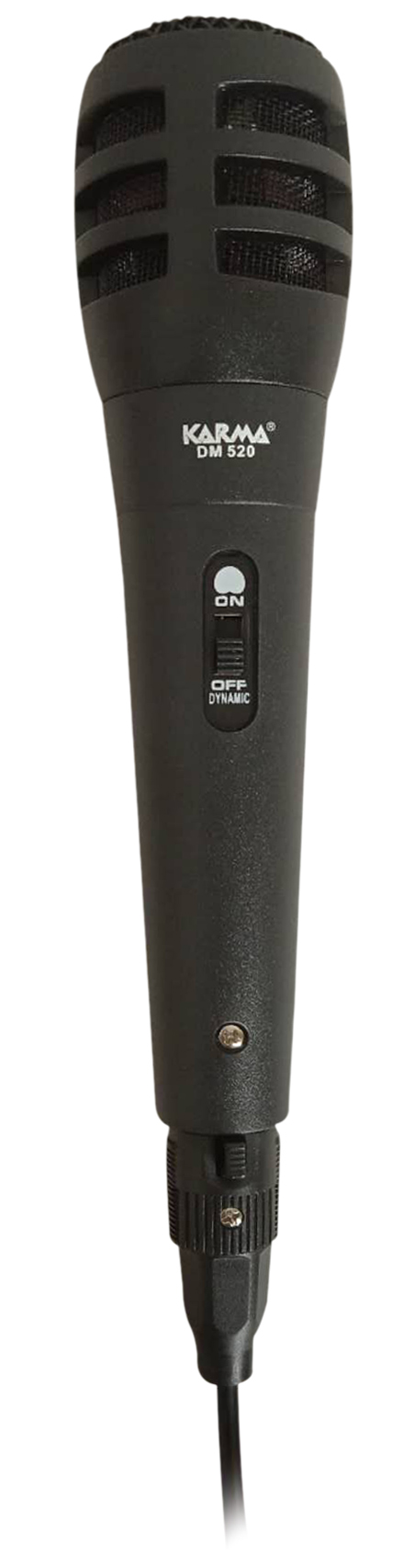 Microfono dinamico con cavo 3m, connettori Jack 6.3mm/XLR F - Karma DM 520