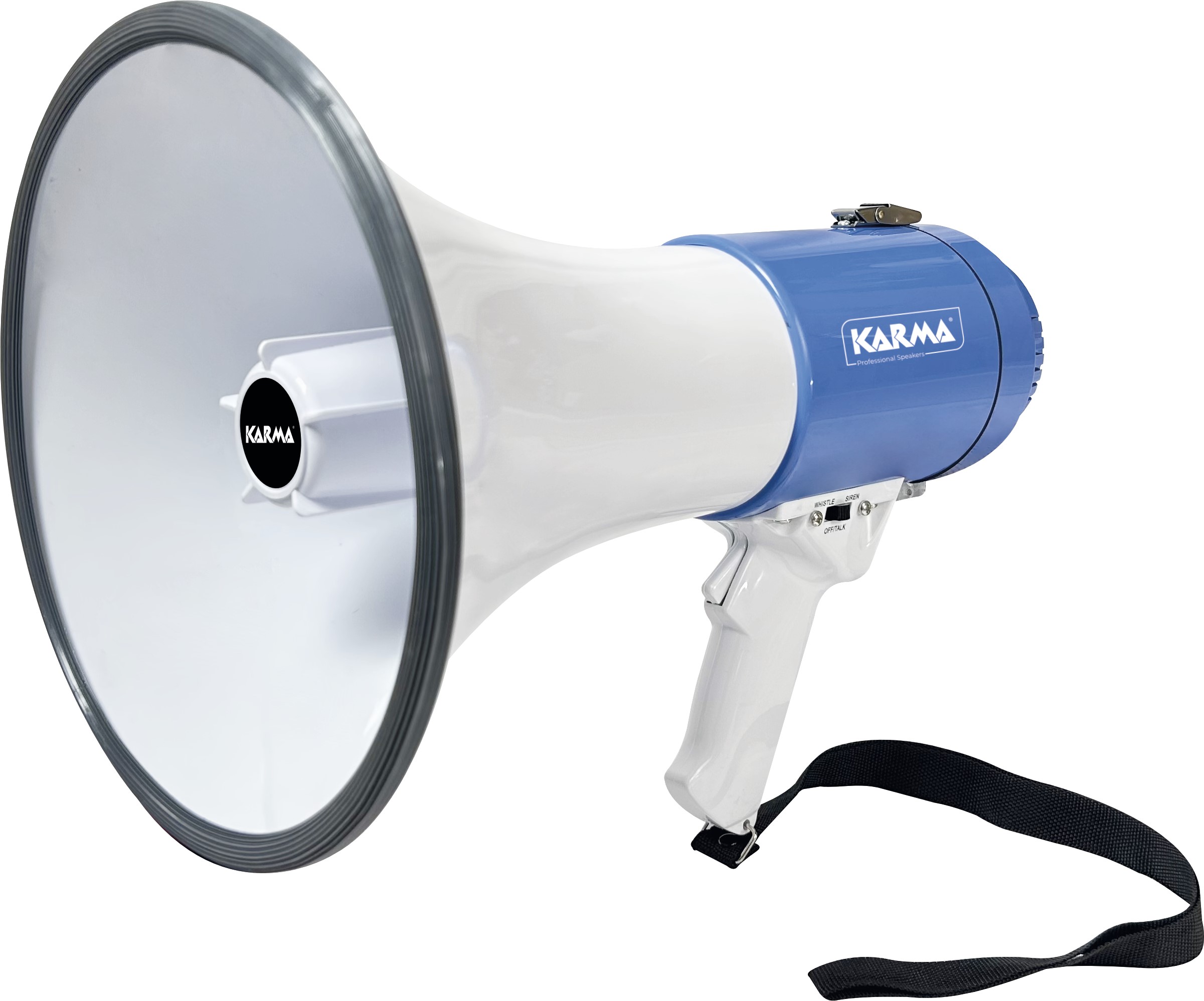 Megafono 25W ricaricabile con sirena e fischietto - Karma GT 1227LI