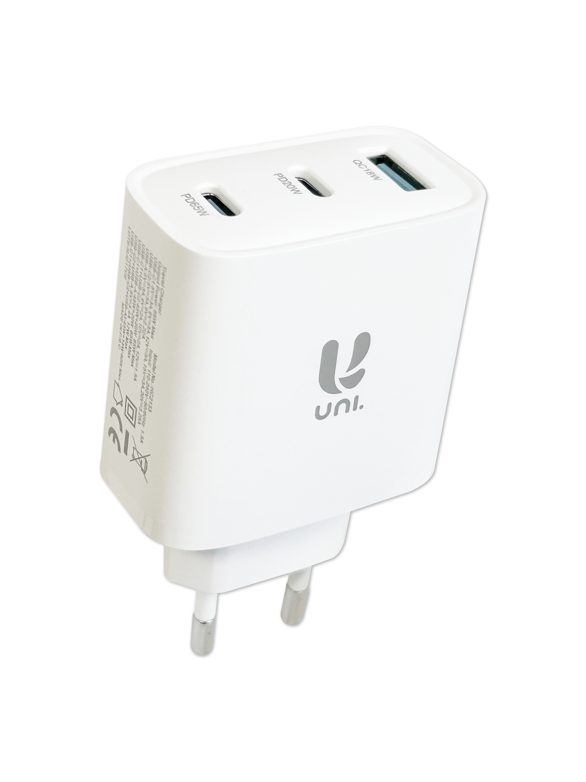 Caricatore 3 porte - 65W - Unico HC 2133