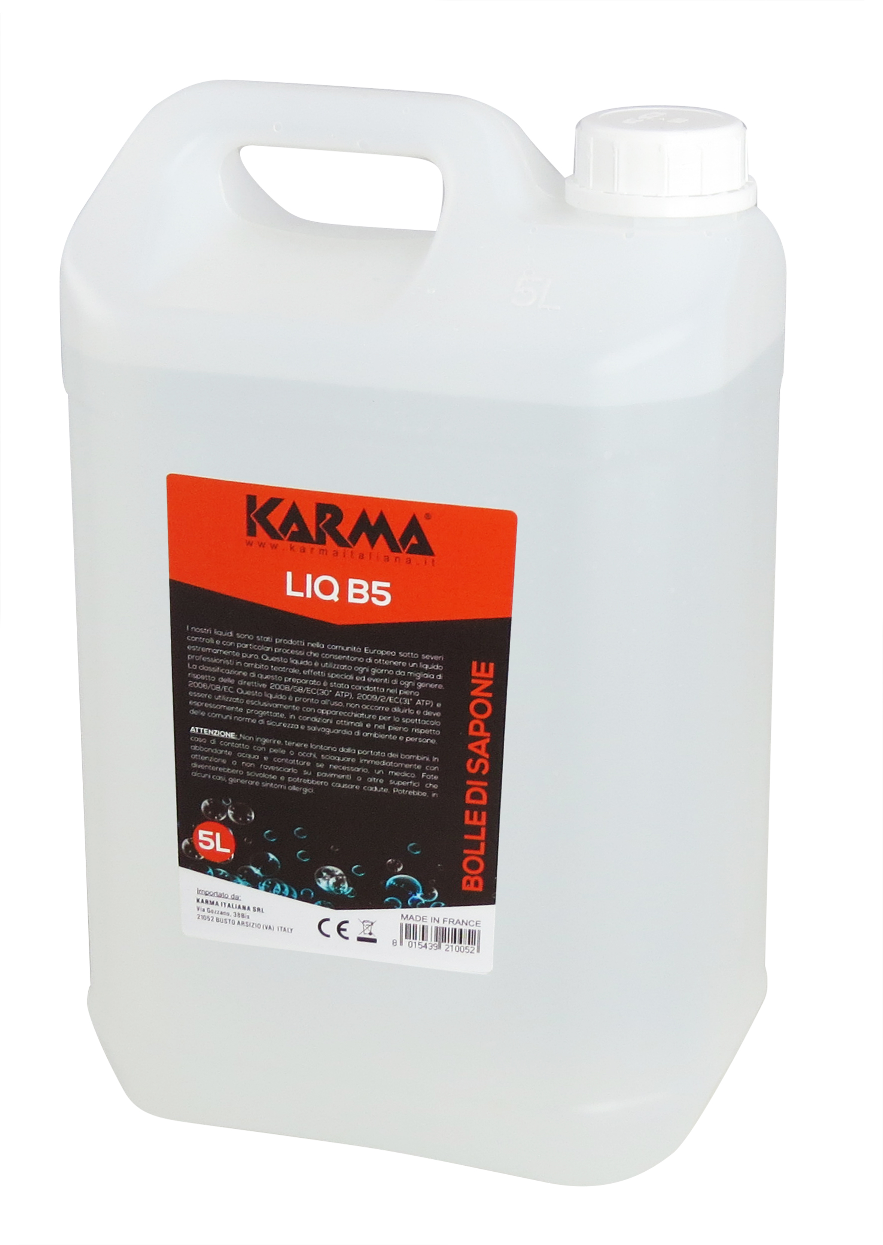 Liquido per Bubble Machines 5L - Karma LIQ B5