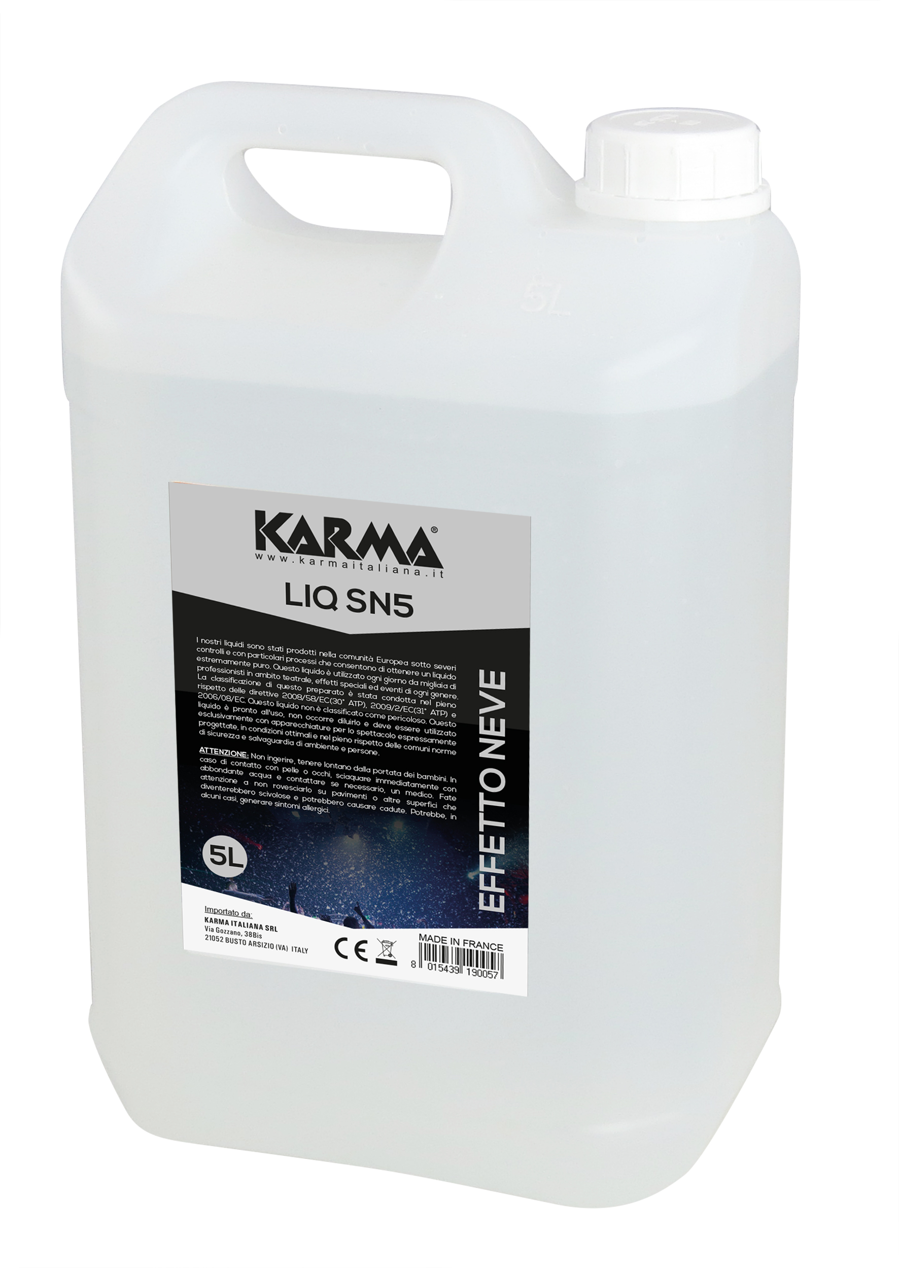 Liquido per Snow machines 5L - Karma LIQ SN5