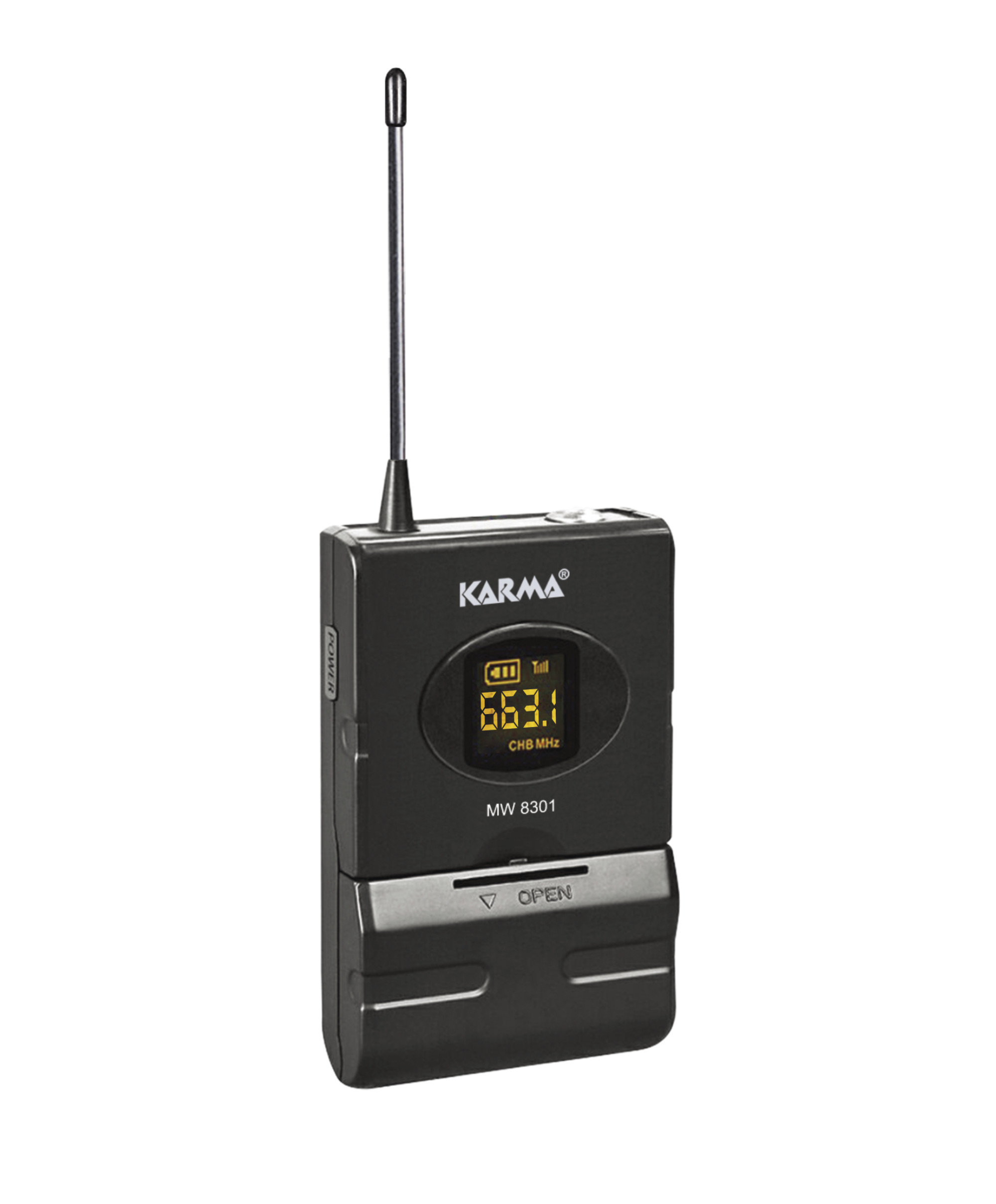 Trasmettitore bodypack per serie SET 8300 - Karma MW 8301B