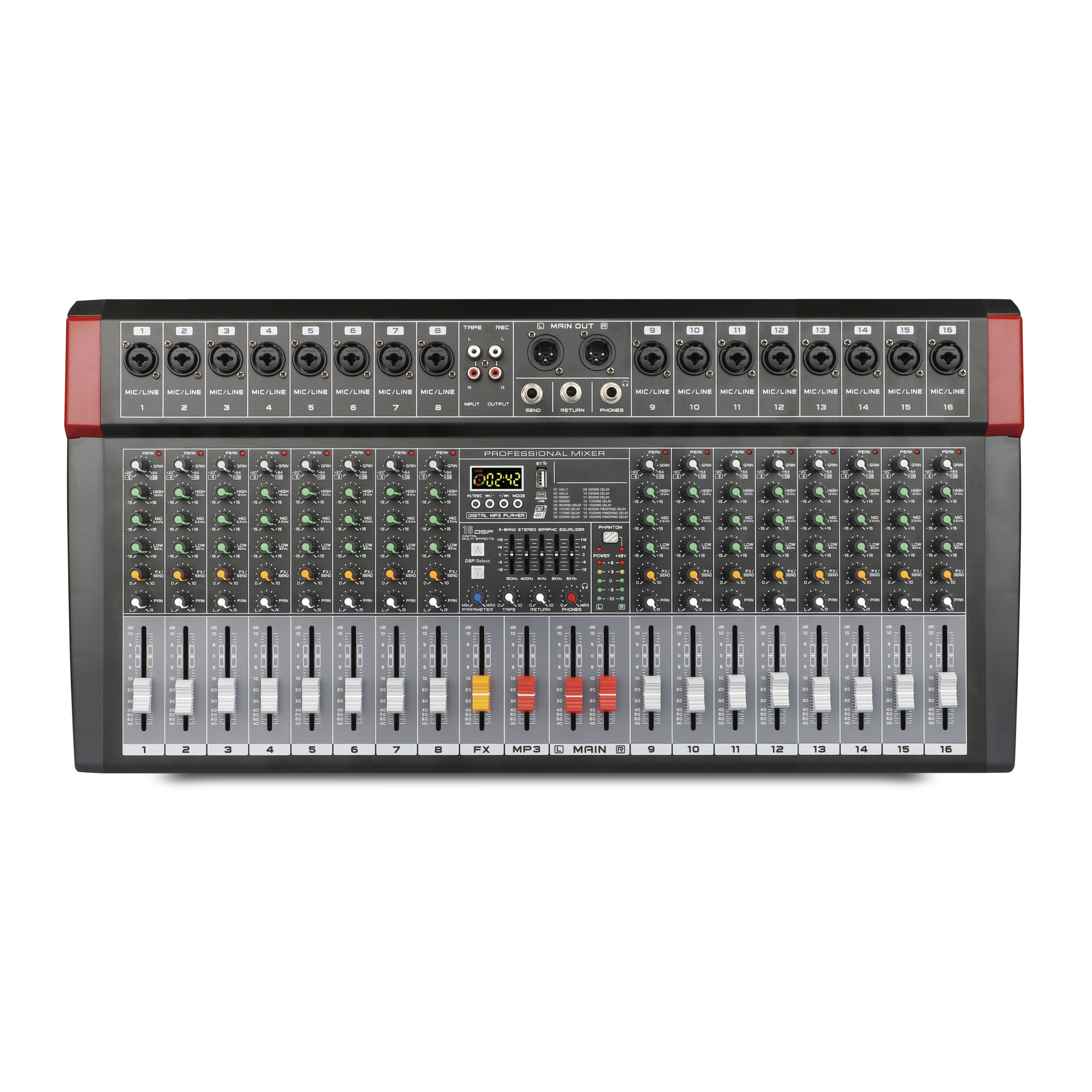 Mixer microfonico 18 canali - Glemm MXP 18C