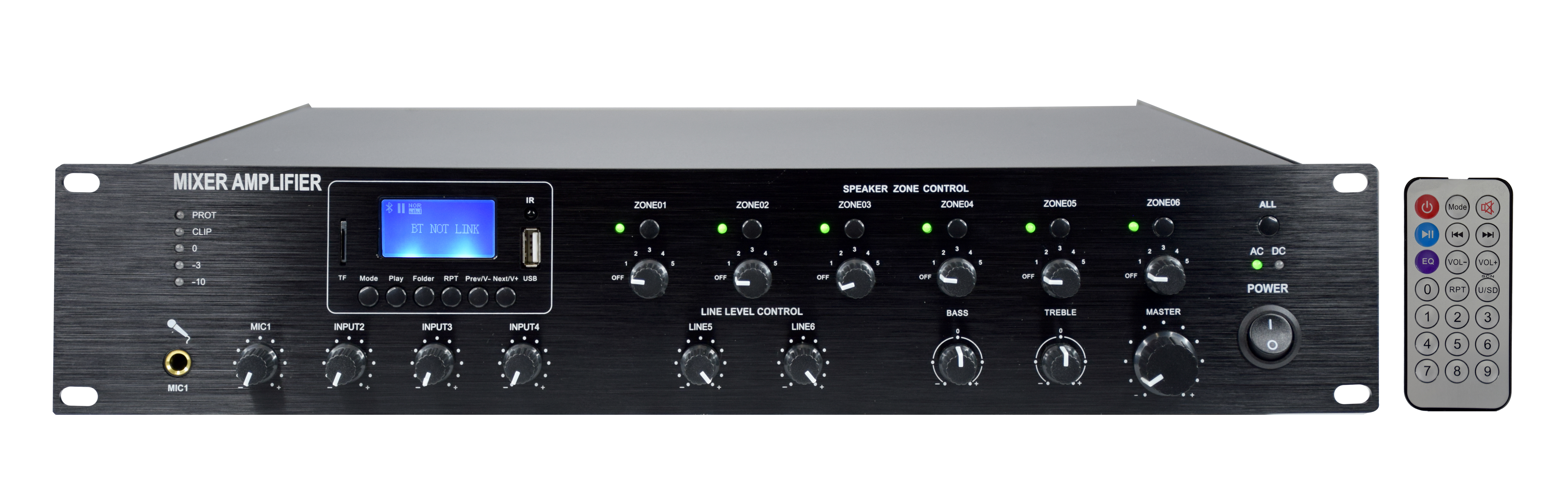 Amplificatore 1000W 6 zone - Glemm PAA 1000MZ