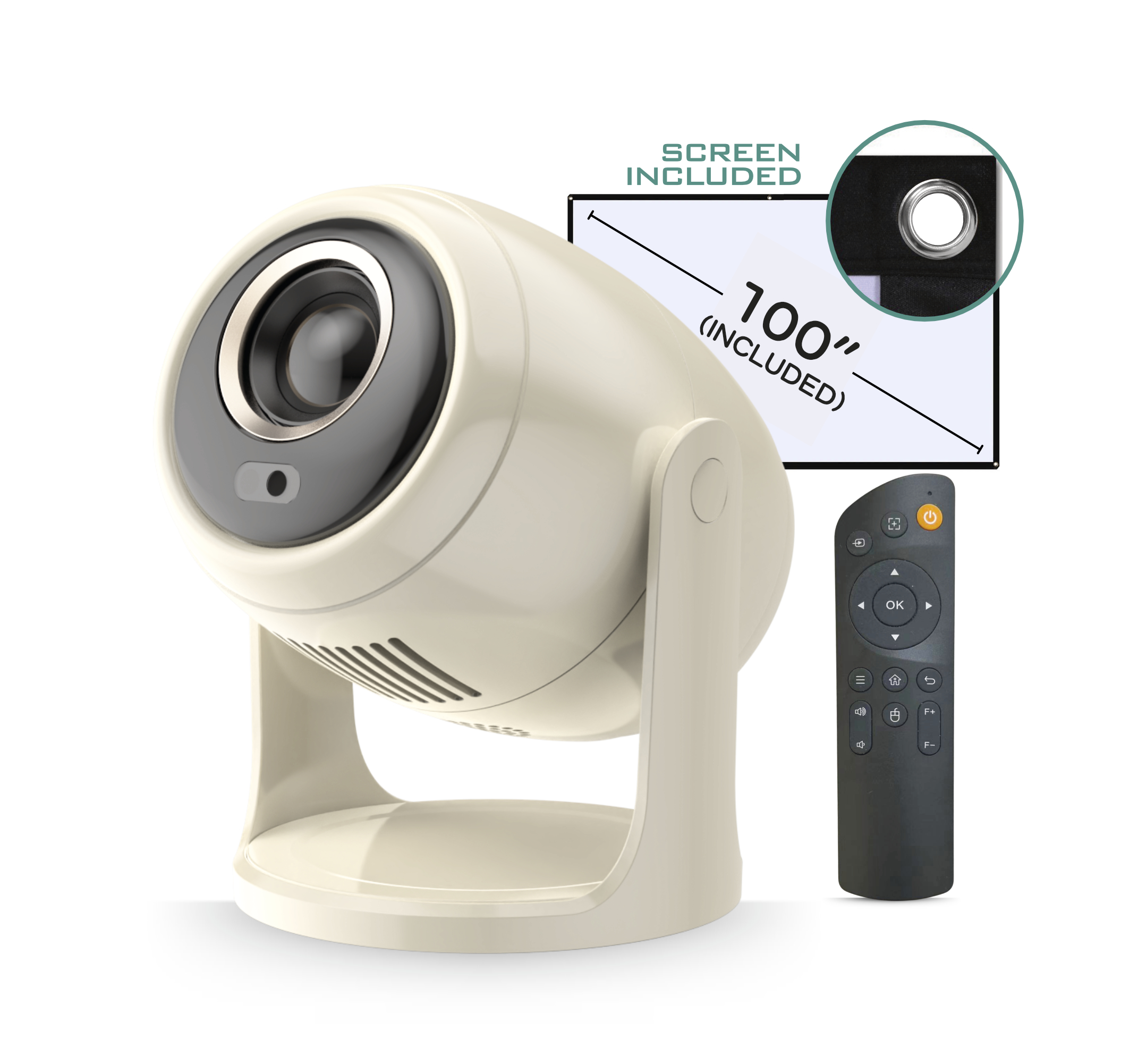 Videoproiettore con schermo 100 - Karma PRJ 5001