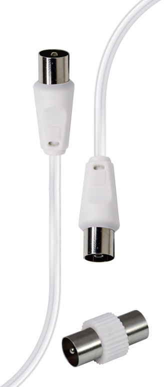 Cavo antenna M/F 1,5m bianco - Ridem RDM CL101-5