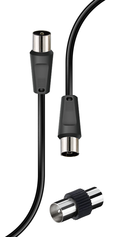 Cavo antenna M/F 3m nero - Ridem RDM CL133