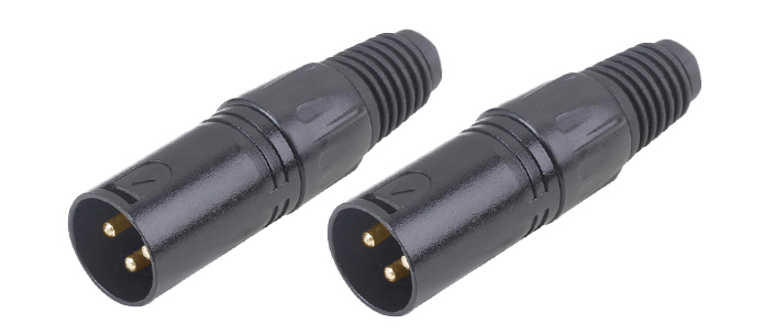 Coppia connettori XLR M - Ridem RDM CN3