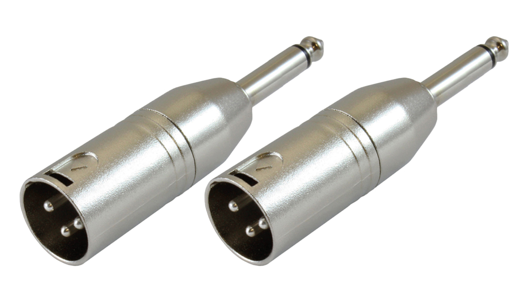 Adattatori XLR M /Jack 6,3mm mono - Ridem RDM CN5