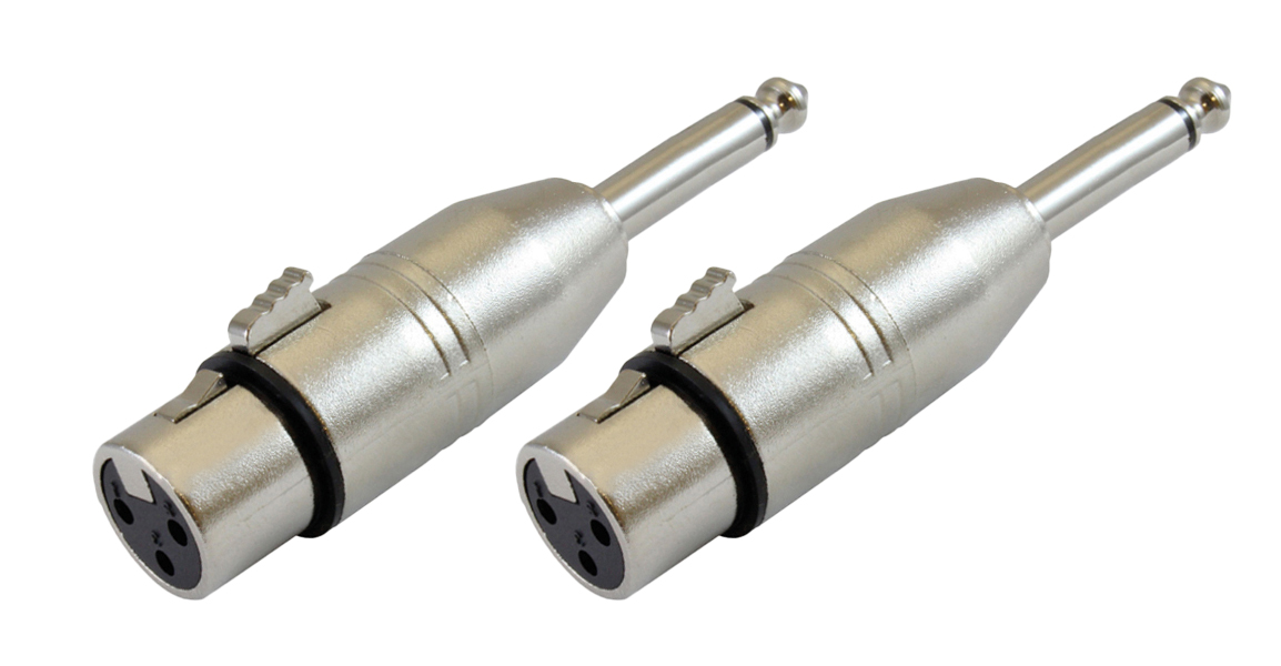 Adattatori XLR F / Jack 6,3mm mono - Ridem RDM CN6