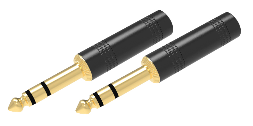 Coppia connettori jack 6,3mm stereo - Ridem RDM CN7