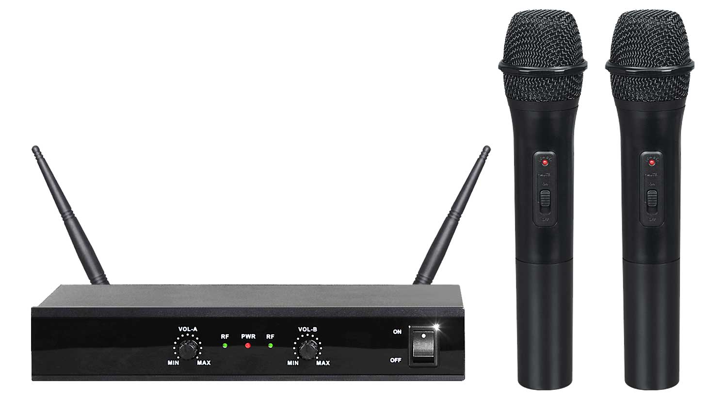 Doppio radiomicrofono palmare UHF - Karma SET 5002